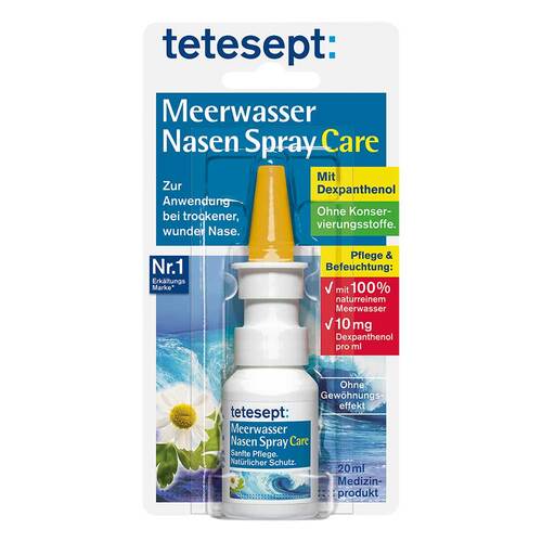 Tetesept Meerwasser care Nasenspray - 1
