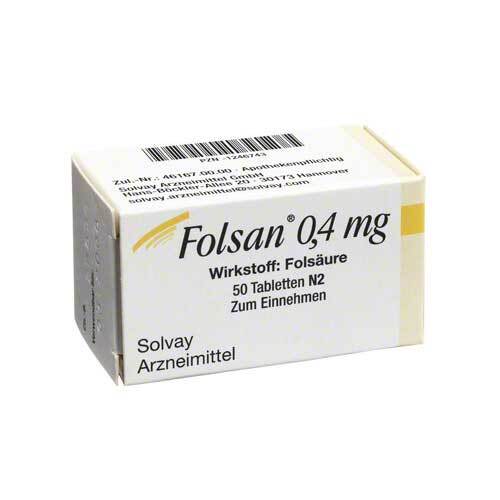 Folsan 0,4 mg Tabletten - 1