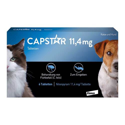 Capstar 11,4 mg Tabletten f&uuml;r Katzen / kleine Hunde - 1