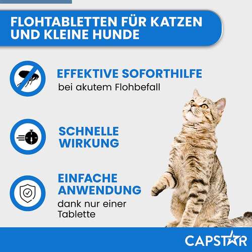 Capstar 11,4 mg Tabletten f&uuml;r Katzen / kleine Hunde - 3