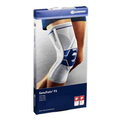 Genutrain P3 Kniebandage rechts Gr&ouml;&szlig;e 3 titan - 1