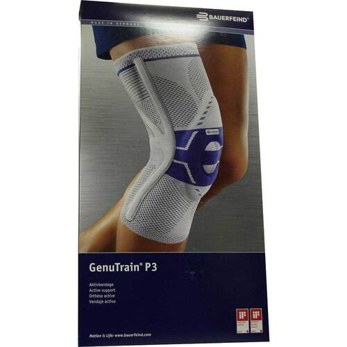 Genutrain P3 Kniebandage links Gr&ouml;&szlig;e 1 titan - 1