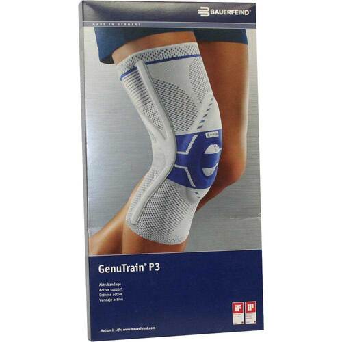 Genutrain P3 Kniebandage links Gr&ouml;&szlig;e 6 titan - 1
