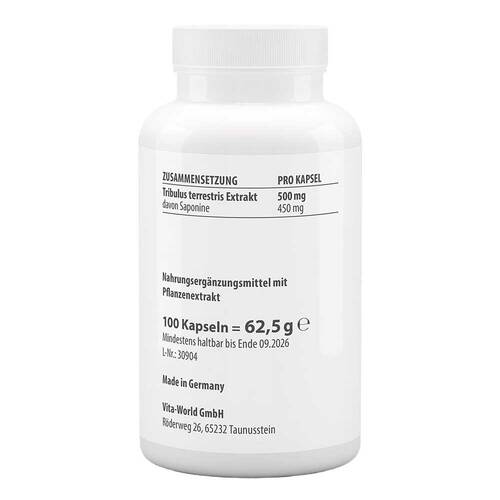 Tribulus Terrestris Extrakt 500 mg Kapseln - 3