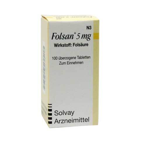 Folsan 5 mg Tabletten - 1