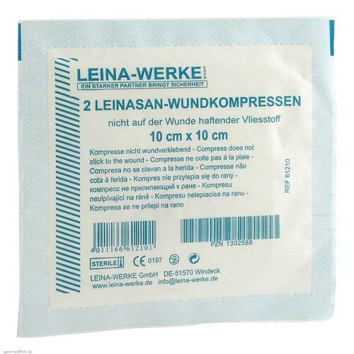 Leina Wundkompressen 10x10 cm steril - 1