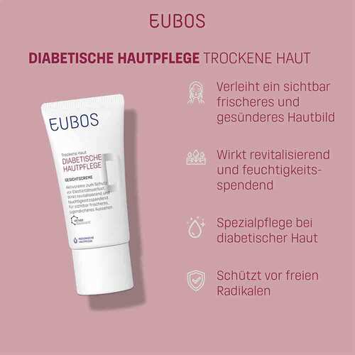 Eubos Diabetische Haut Pflege Gesicht Creme - 3