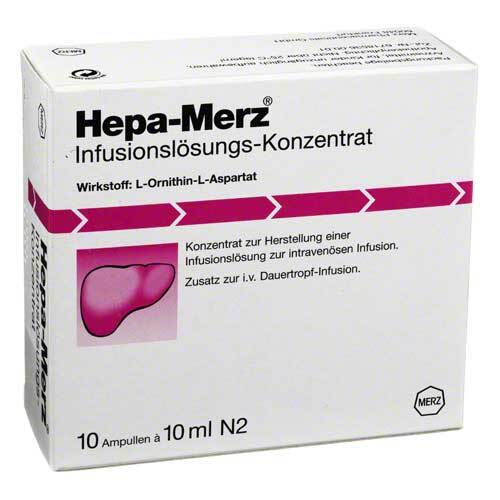 Hepa-Merz Infusionsl&ouml;sungs-Konzentrat Ampullen - 1