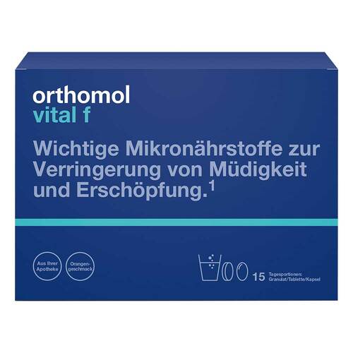 Orthomol Vital F Granulat / Kap./Tabletten Kombipackung 15 Tage - 1