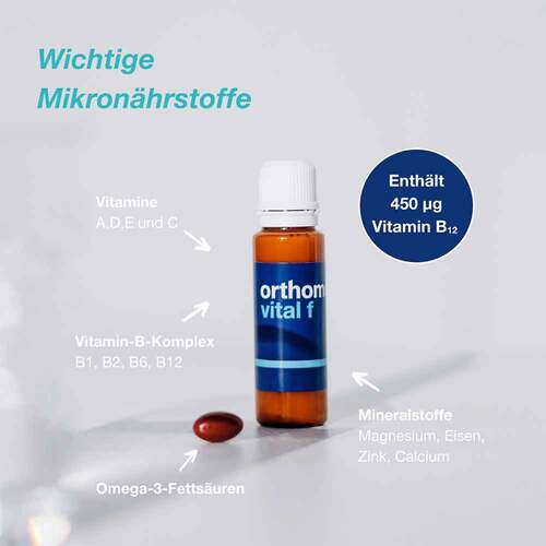 Orthomol Vital F Trinkfl&auml;schchen / Kapseln Kombipack. - 5