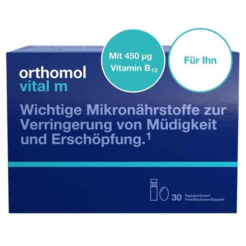 Orthomol Vital M Trinkfl&auml;schchen / Kapseln Kombipack. - 2
