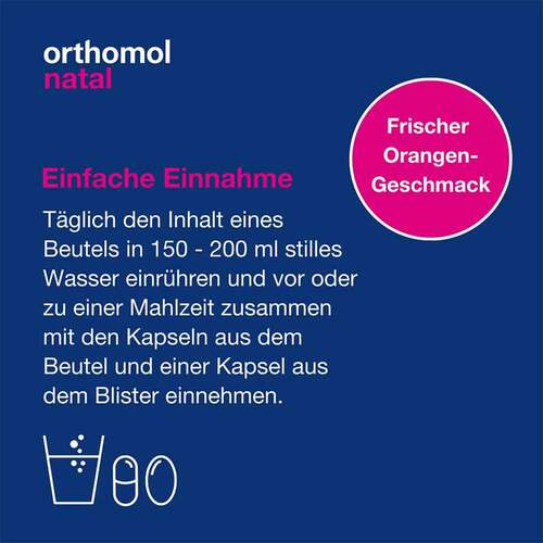 Orthomol Natal Granulat / Kapseln 30 Beutel Kombipack. - 4