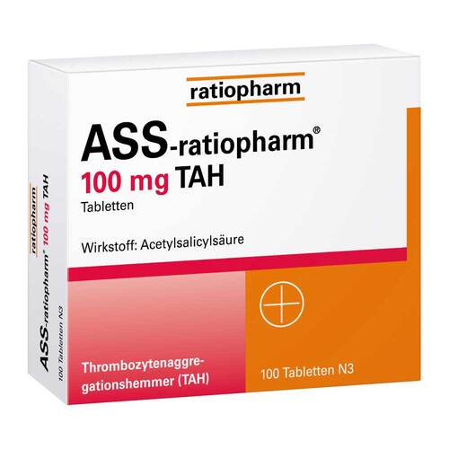 Ass-ratiopharm 100 mg Tah Tabletten - 1