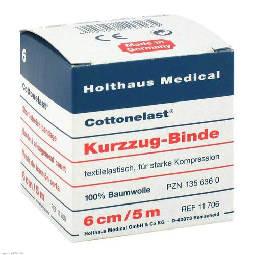 Kurzzugbinde Cottonelast 6 cmx5 m - 1