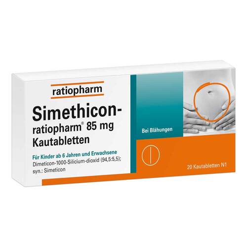 Simethicon-ratiopharm 85 mg Kautabletten - 1