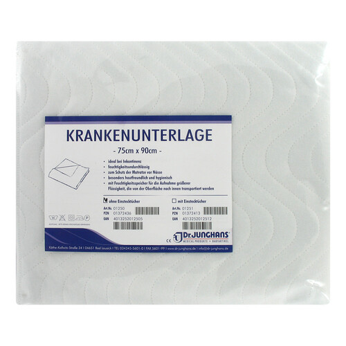 Krankenunterlage 75x90 cm waschbar - 1