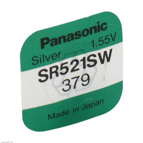 Batterien Knopfzelle SR 521 SW 379 1,55V - 1