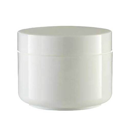 Cremedose doppelwandig 50 ml wei&szlig; - 1