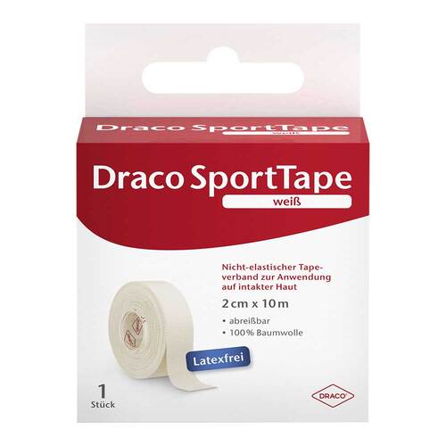 DRACO TAPEVERBAND 2 cmx10 m wei&szlig; - 1