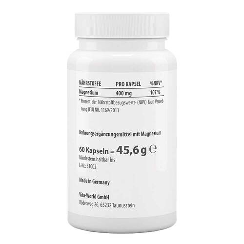 MAGNESIUM 400 Kapseln - 2