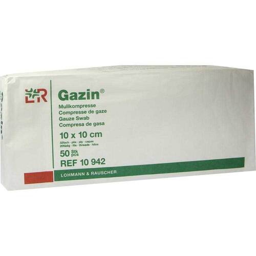 Gazin Mullkomp.10x10 cm unsteril 32fach Op - 1