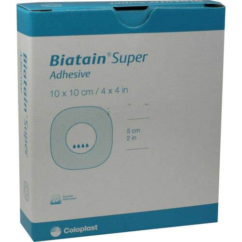 BIATAIN Super selbst-haftend Superabs.10x10 cm - 1