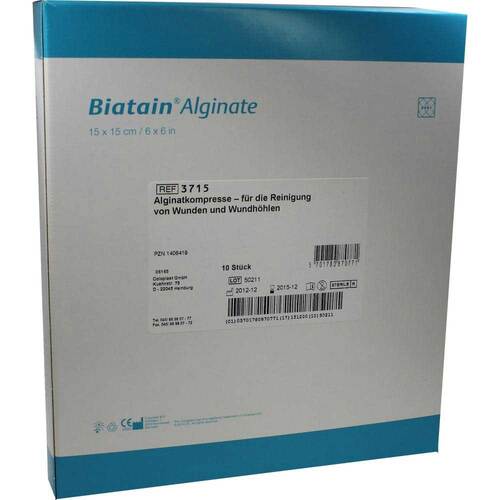 BIATAIN Alginate Kompressen 15x15 cm - 1