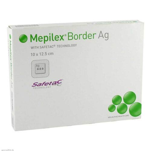 Mepilex Border Ag Schaumverband 10x12,5 cm steril - 1