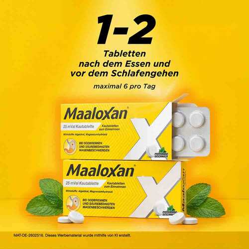 Maaloxan 25 Mval Kautabletten - 6