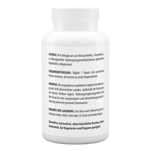 Beta-Glucan 500 + Vitamin C+Zink Kapseln - 3
