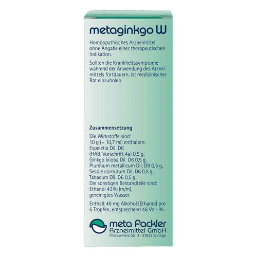 Metaginkgo W Mischung - 2