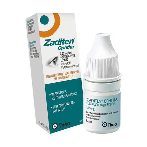 Zaditen ophtha 0,25 mg / ml Augentropfen - 1