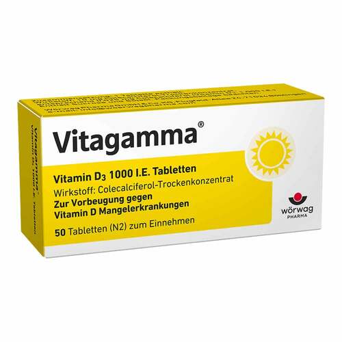 Vitagamma Vitamin D3 1.000 I.E. Tabletten - 1