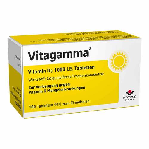 Vitagamma Vitamin D3 1.000 I.E. Tabletten - 1