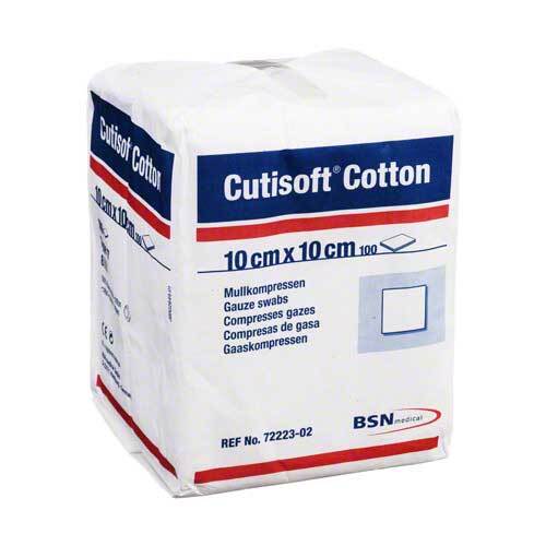 Cutisoft Cotton Kompresse 10x10 cm unsteril - 1