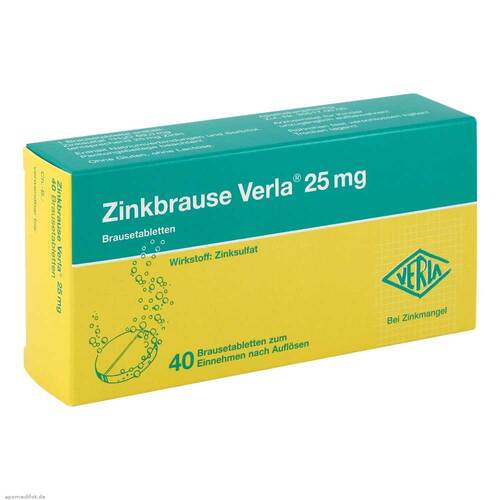 Zinkbrause Verla 25 mg Brausetabletten - 1