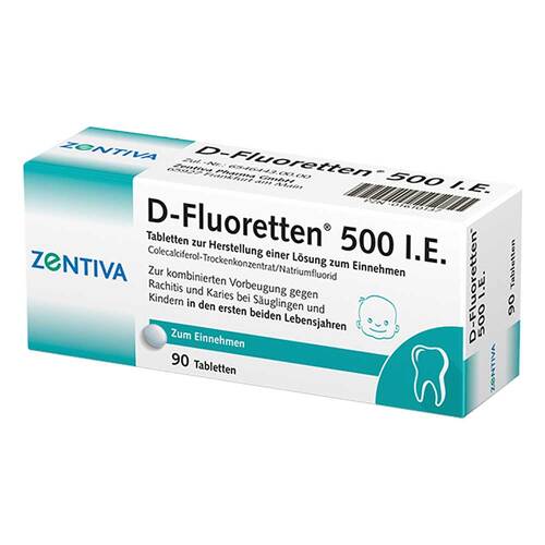 D Fluoretten 500 Tabletten - 1