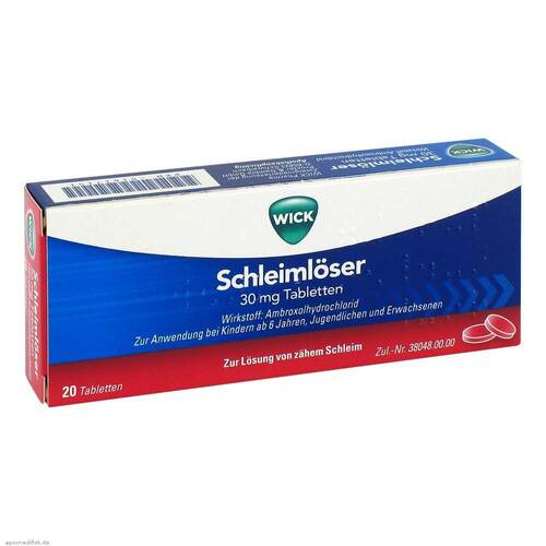 Wick Schleiml&ouml;ser 30 mg Tabletten - 1