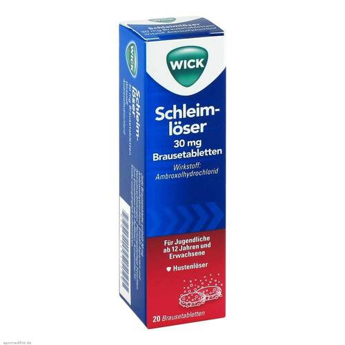 Wick Schleiml&ouml;ser 30 mg Brausetabletten - 1
