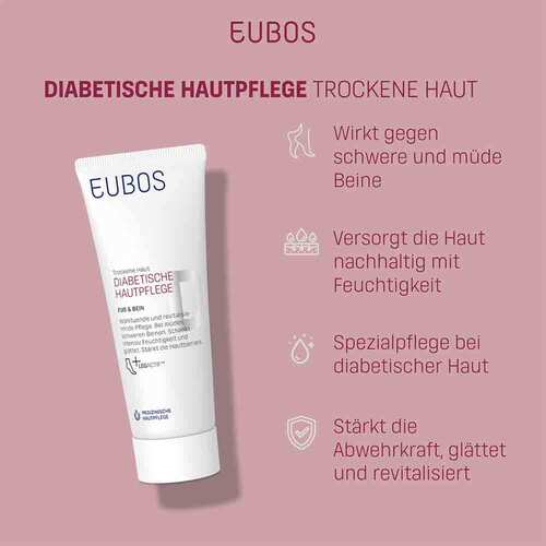 Eubos Diabetische Haut Pflege Fu&szlig; + Bein Creme - 3