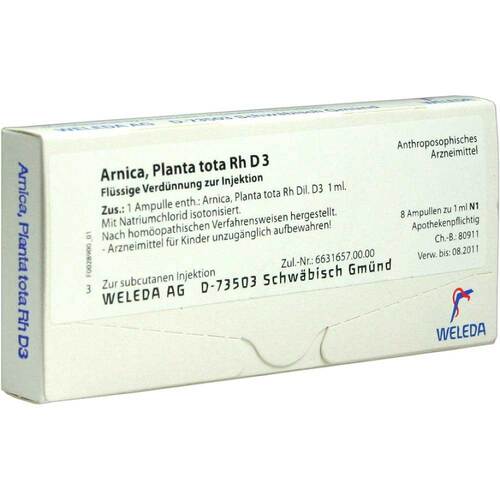 ARNICA PLANTA tota Rh D 3 Ampullen - 1