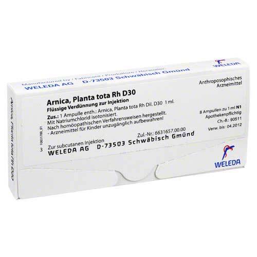 ARNICA PLANTA tota Rh D 30 Ampullen - 1