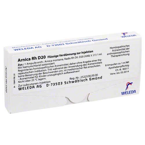 ARNICA RH D 20 Ampullen - 1