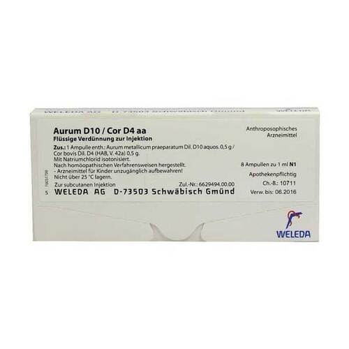 Aurum D 10 / Cor D 4 aa Ampullen - 1