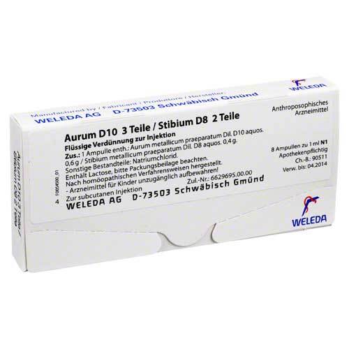 Aurum D 10 / Stibium D 8 Ampullen - 1