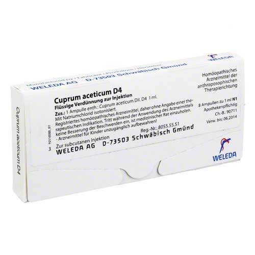 CUPRUM ACETICUM D 4 Ampullen - 1