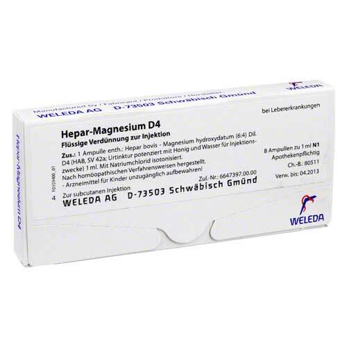 HEPAR MAGNESIUM D 4 Ampullen - 1
