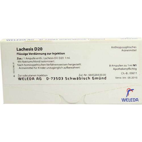 LACHESIS D 20 Ampullen - 1