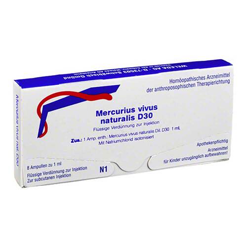 MERCURIUS VIVUS NATURALIS D 30 Ampullen - 1