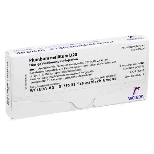 PLUMBUM MELLITUM D 20 Ampullen - 1